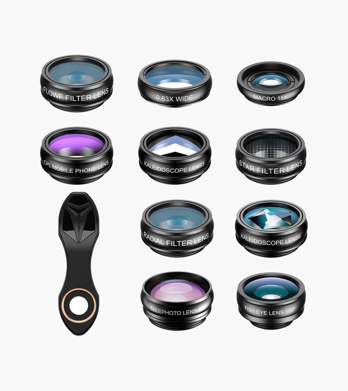 Apexel selling phone lenses and filters