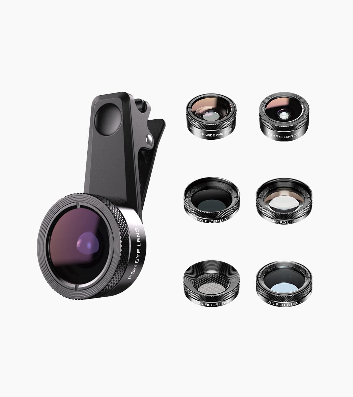 6 in 1 Phone Camera Lens Kit for Iphone Android Cell Phone | Apexel