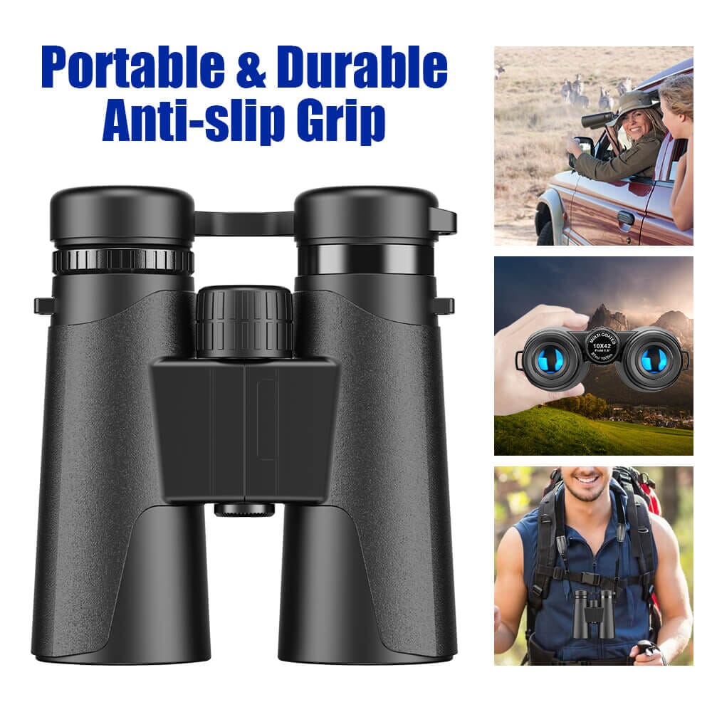 10X42 HD Binoculars, High Magnification, Clear Vision APEXEL 