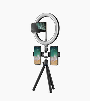 10 Inch LED Ring Light With Flexible Tripod and Phone Holder APEXEL 