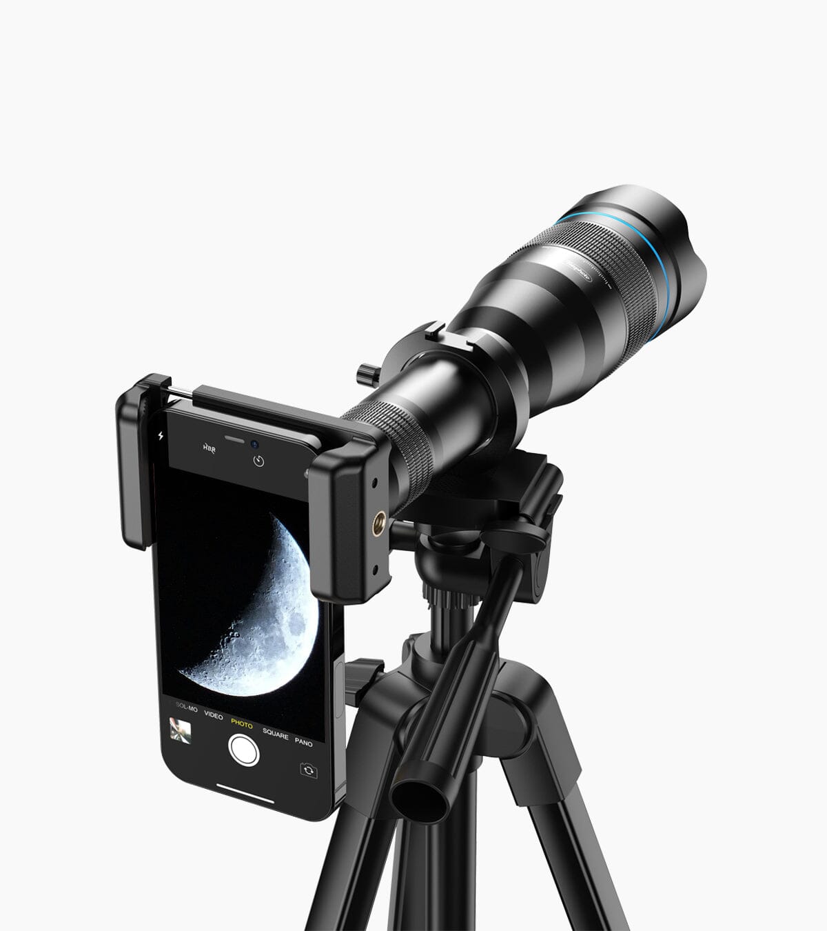 Photography Solar Eclipse 2024 With The Apexel 60X Phone Telephoto Lens ...