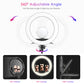 18 Inch Ring Light With 2.1M Extendable Tripod APEXEL 