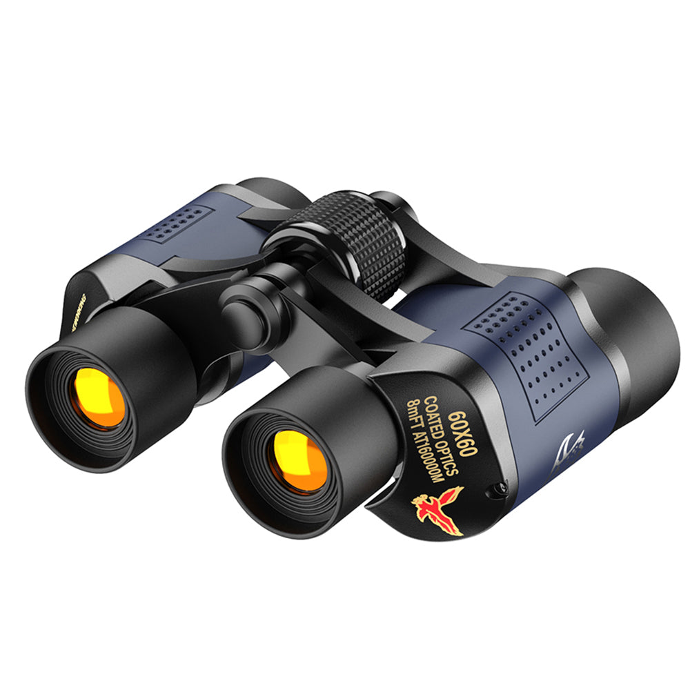 High range clearance binoculars