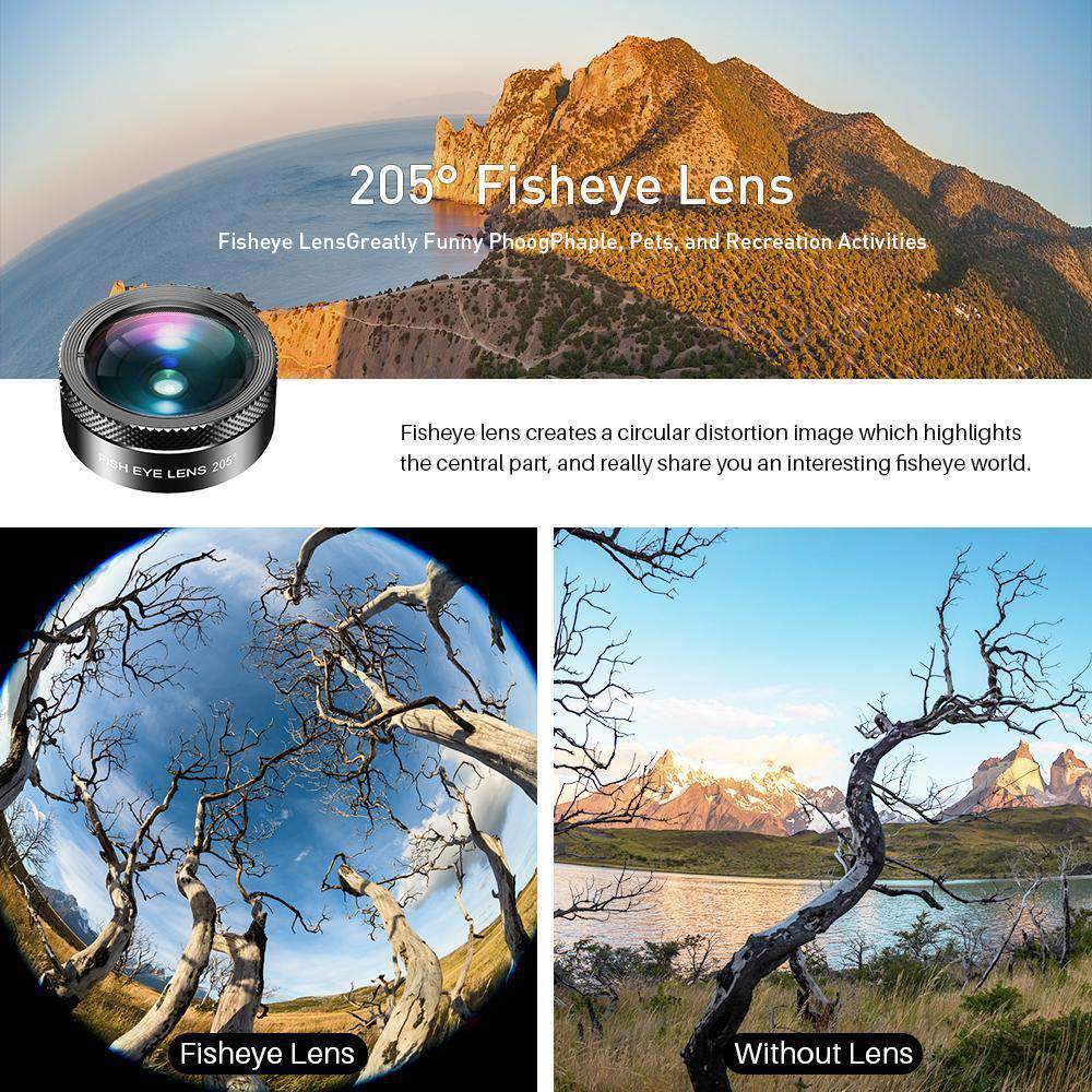 11 in 1 Cell Phone Camera Optical Filter Lens Kits With Clip Mobile Photography Accessories APEXEL 