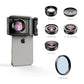 4K HD Professional 5 in 1 Lens Kit(Macro/Telephoto/Wide/Super Wide/Fisheye) APEXEL HB5 iPhone 15 Pro CPL